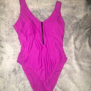 *NEVER WORN* Hot Pink One-Piece Bathing Suit